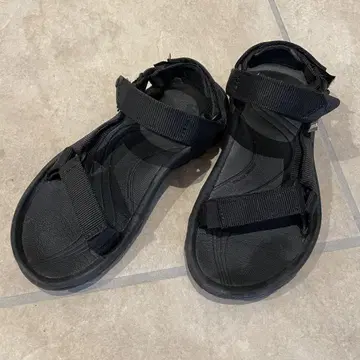 테바 Teva 샌들 S/N 4176 허리케인 블랙 22cm