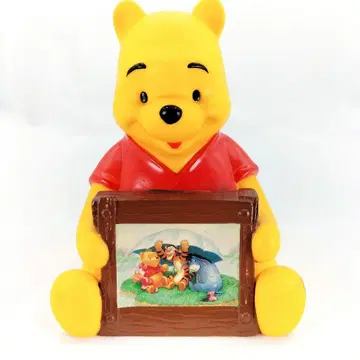 레트로 곰돌이 푸 저금통 소프트 비닐 코인 뱅크