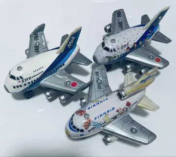 ANA FINNAIR 비행기 쵸로Q 스누피 무민 콜라보 3개
