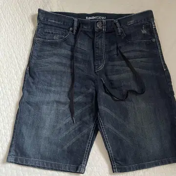 ELEMENT DENIM 다크 블루 하프 데님 팬츠