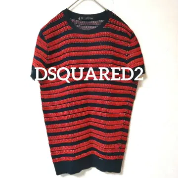 DSQUARED2 디스퀘어드 반팔 니트 반팔 티셔츠