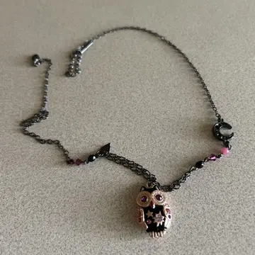 ANNA SUI 올빼미 모티브 목걸이