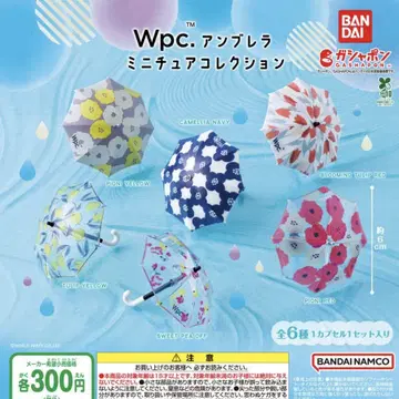 Wpc. 엄브렐라 미니어처 컬렉션 전 6종 세트