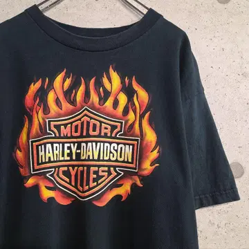 HARLEY-DAVIDSON/USA제/USED 프린트 T셔츠/바이크