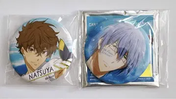 Free! 캔뱃지 나츠야 나오 2개 세트