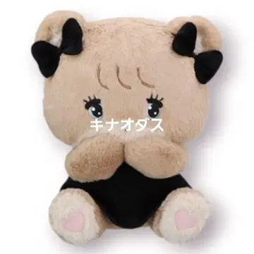 mikko characters BLACK RIBBON 봉제 인형 라떼