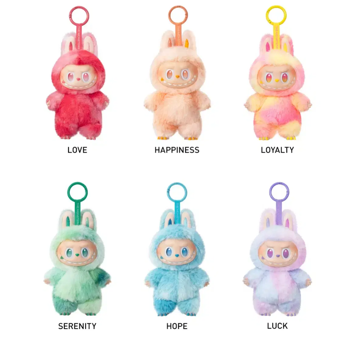 Pop Mart Labubu Let's Play Together Doll Key Ring Sweet