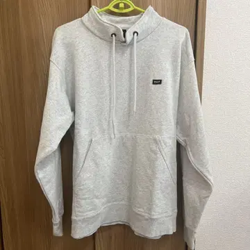 HUF 그레이 하이넥 맨투맨 M 사이즈
