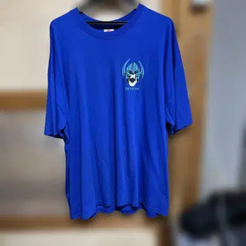 파웰 Powell Peralta 스컬 티셔츠 2005년 제작 파랑 XL