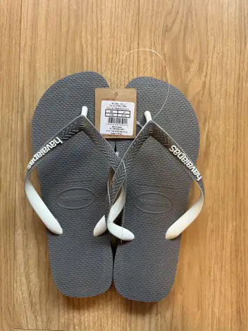 레어 Havaianas 27cm 그레이 비치 샌들 Top Mix