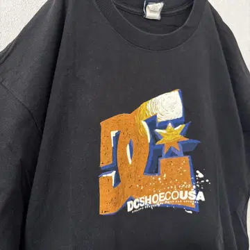 90s 빈티지 dc sk8 티셔츠 스케이트보드 구제 의류