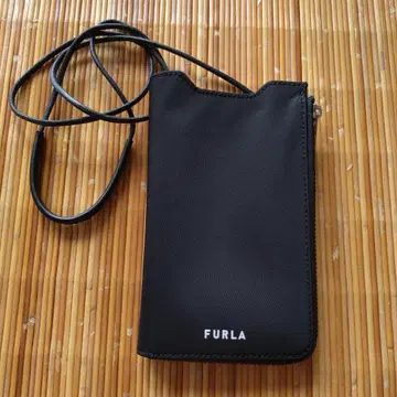 'FURLA' 블랙 스마트폰 숄더백