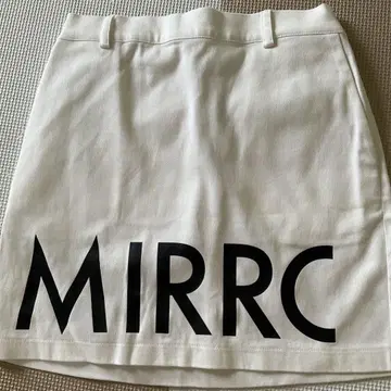 mirror9 거울 나인 빅 로고 스커트 M 사이즈