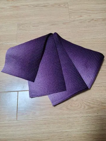보라색 유카타 반폭 오비