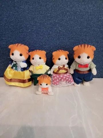 실바니안 패밀리 메이플 고양이 가족