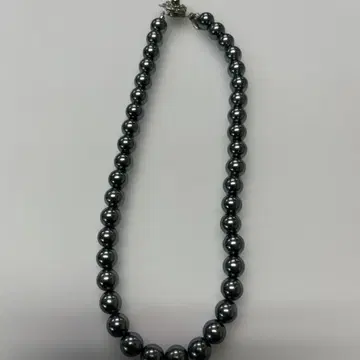 다크 그레이 펄 목걸이