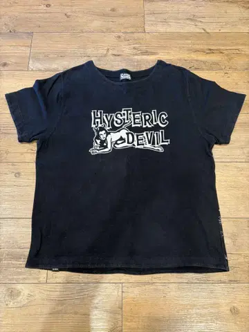 HYSTERIC GLAMOR DEVIL 반팔 티셔츠 블랙