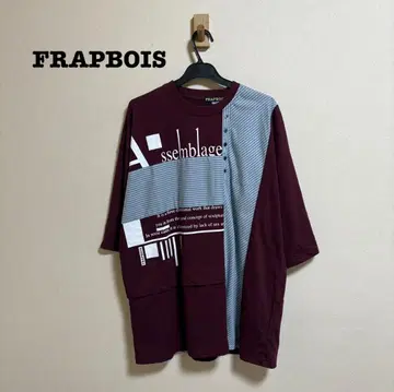 컨디션 최상 FRAPBOIS Lee 메이드 티셔츠 유니섹스 남성용