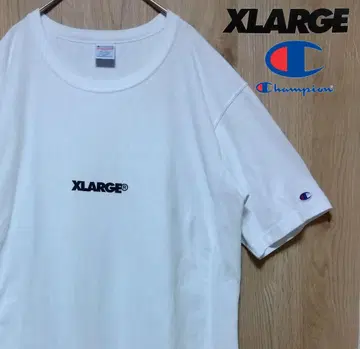 엑스라지 챔피온 콜라보 티셔츠 리버스 위브 화이트 XL
