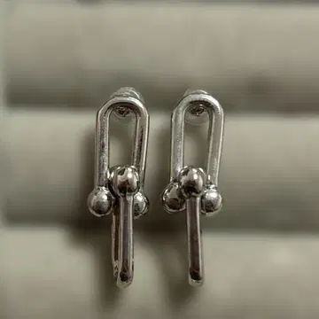 라지 링크풍 귀걸이