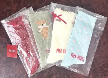 PINK HOUSE 삭스 4켤레 세트