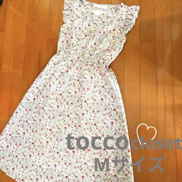 tocco 꽃무늬 원피스 M 사이즈