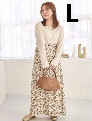 꽃무늬 스커트 L yumi