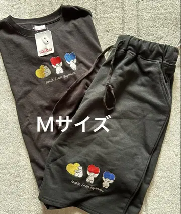 시마무라 베이맥스 미세스 티셔츠 릴랙싱 팬츠 2종 세트 M