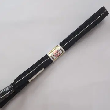 오비 끈 순수 실크 평조 블랙