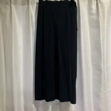 이에나 IENA 블랙 롱 타이트 스커트 프론트 슬릿