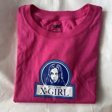 X-GIRL 핑크 티셔츠 M