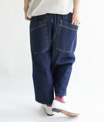BASCO 마오 팬츠 인디고