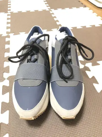 ELENDEEK 엘렌딕 네이비 그레이 스니커즈 25.5cm