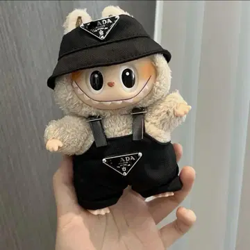 LABUBU 라부브 의류 2개 세트 블랙