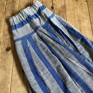 얀마 산업 턱 스커트 YAMMA 70cm 길이 히지리 줄무늬
