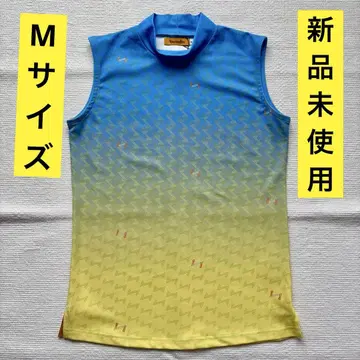 레자렉션 컬러 그라데이션 슬리브리스 모크넥