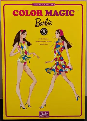 마텔 복각 바비 컬러 매직 바비 (검은 머리) B3437
