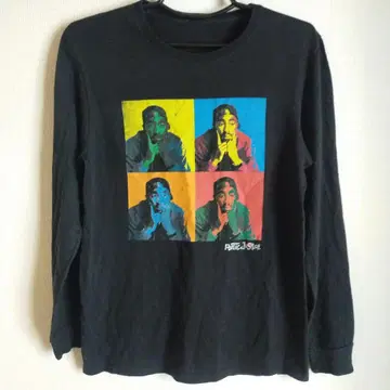 레어 새상품급 2Pac Poetic Justice 긴팔 티셔츠 블랙 L