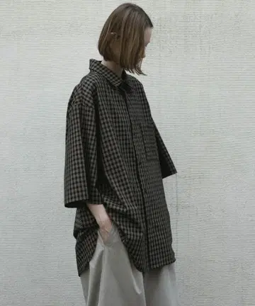 remer 루즈 기본 반소매 셔츠