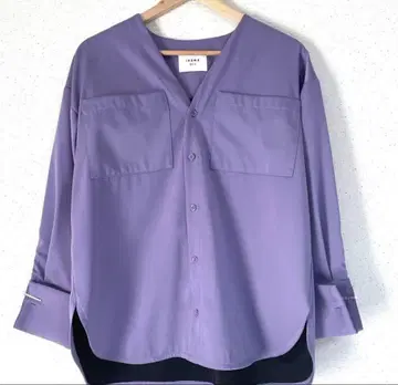 아메리 REFINEMENT FORM SHIRT 퍼플