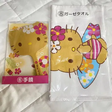일광화상 키티 거즈 타월 손거울