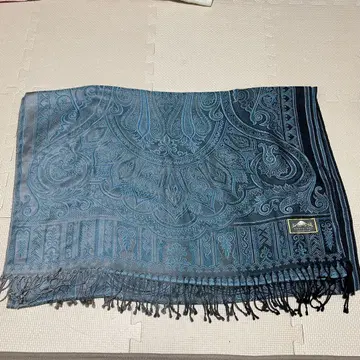 실크 100% 오보로 직조 대형 스톨 숄 프린지