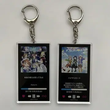 러브 라이브 Aqours 랜덤 자켓 아크릴 키링