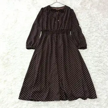 PROPORTION BODY DRESSING 도트 셔링 원피스