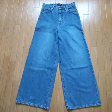 Le Denim 배기 데님 팬츠 블루 40