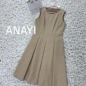 ANAYI 슬리브리스 무릎 아래 길이 원피스