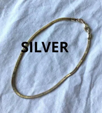 빈티지 실버 스네이크 체인 팔찌 SILVER