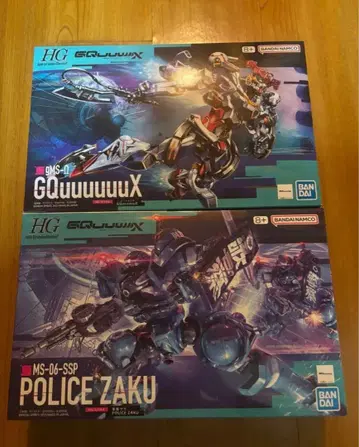 HG 1/144 지크 액스 & 군경 자쿠 새상품