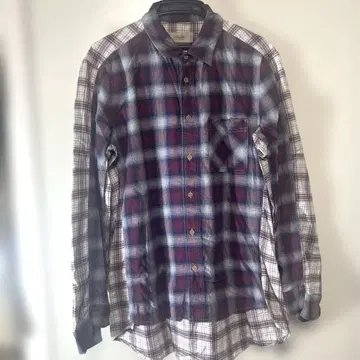 이탈리아산 남성용 플란넬 체크 셔츠 플란넬 셔츠