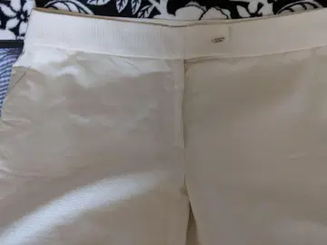 살바토레 페라가모 아이보리 슬랙스 46